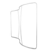 S Atlantis típusú hajlított textilfal - könnyű reklámfal vásárokra, rendezvényekre, konferenciákra, standokra, fotóhátterekre