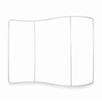 Ścianka tekstylna krzywa typ S | Producent vprintshop.eu