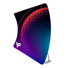 Textile wall type U Atlantis - modern advertising wall TUBE for fairs, events, conferences