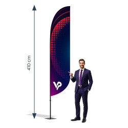 Beachflag flaga reklamowa Winder L - 410cm