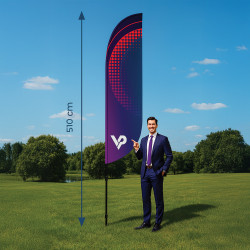 Beachflag flaga reklamowa Winder XL - 510cm