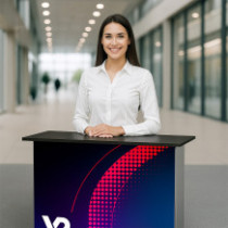 LED BOX stendas - šviečiantis, atspausdintas | Vprintshop