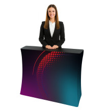 Stand XXL wide rectangular - illuminated, printed | Vprint..