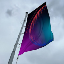 Custom printed advertising flag - custom printing | Vprintshop