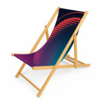 Printed Wooden Lounger - B2B Manufacturer | Your Company Logo