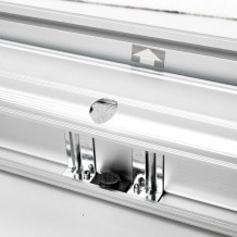 Enrouleur publicitaire [Wymiar np. 85x200] + Premium Print | Stand, Bannière enroulable avec sac | Système d'exposition et d'évé