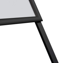 Tabouret noir Aurora - OWZ advertising stand | Vprintshop