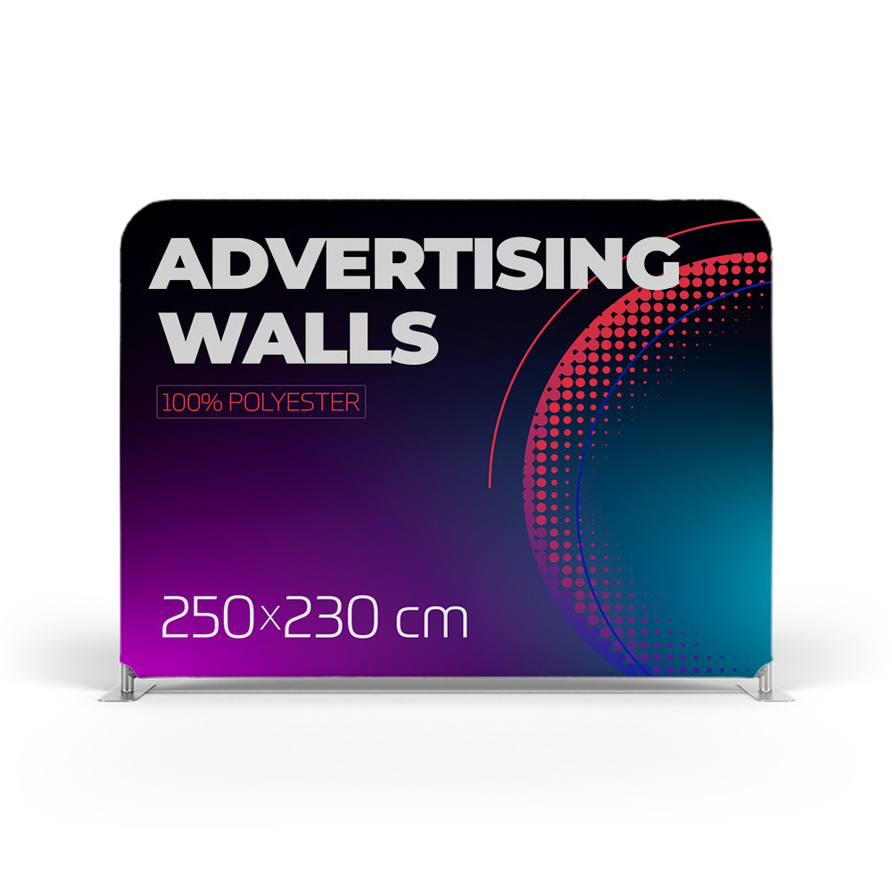 Ścianka tekstylna Prosta 250x230cm