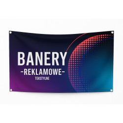 Baner reklamowy tekstylny