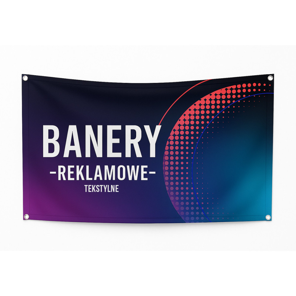 Baner reklamowy tekstylny