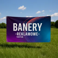 Baner reklamowy tekstylny