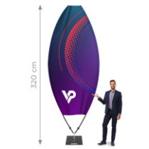 Beachflag PRO reklám zászló Winder Twister - reklám zászló overr..