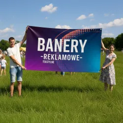 Baner reklamowy tekstylny