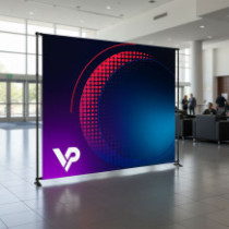 Versum XL - mur d'affichage télescopique pour salons, événements et conférences