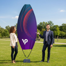"Beachflag PRO" reklaminė vėliava "Winder Twister" - reklaminė vėliava su..