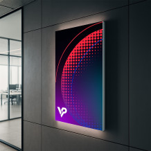 Ramka na ścienna LED BOX 100 x 150 cm | Producent vprintshop.eu