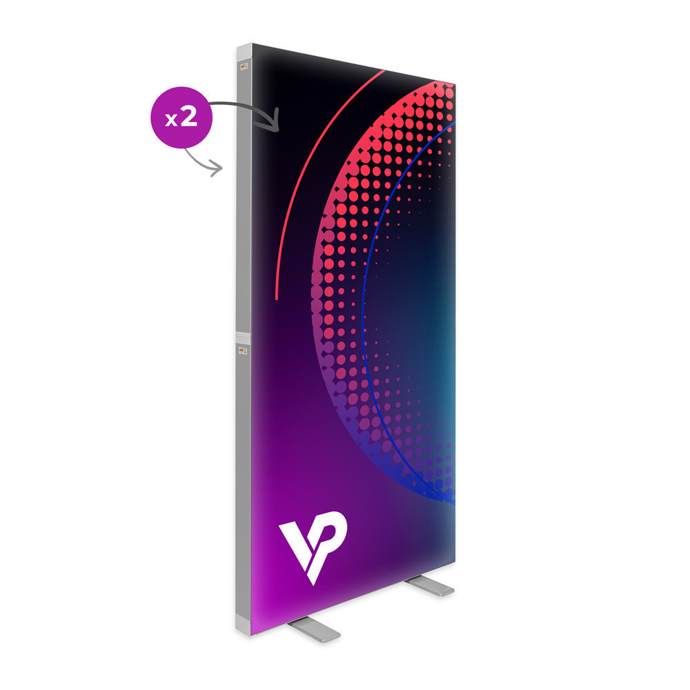 LED BOX FLEX 100x200 - oboustranná LED stěna SEG