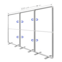 LED BOX FLEX 100x200 - double-sided LED wall SEG
