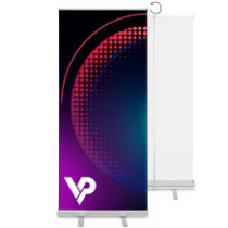Werbe Roll-up [Wymiar np. 85x200] + Premium Druck | Stand, Roll-up Banner mit Tasche | Messe- und Eventsystem