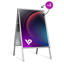 Aurora silver - reklamný stojan OWZ | Vprintshop