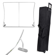 Textile wall type U Atlantis - modern advertising wall TUBE for fairs, events, conferences