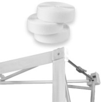 Textilná reklamná stena 3x3 rovná na suchý zips Pop-Up - zobrazovací systém na suchý zips s tlačou, rámom + prepravnou taškou