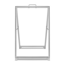 Poteau SEG A1 en aluminium pour l'extérieur - Poteau publicitaire double face avec graphismes interchangeables