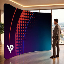 Oblúková textilná stena - vytlačená | Vprintshop