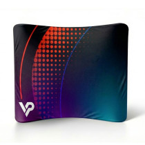 Textilná stena s mašľou 230x250 cm - Reklama | Vprintshop