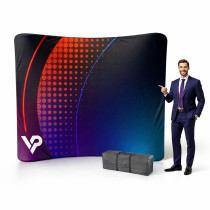 ścianka tekstylna reklamowa 250cm vprintshop