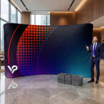 Ívelt reklámfal 300x230 cm - Panoráma | Vprintshop