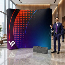 Arc textile mural 230x250 cm - Publicité | Vprintshop