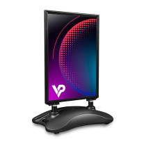 Hampton A1 čierna stolička - OWZ 32 mm, podstavec 23 l