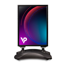 Hampton A1 schwarzer Hocker - OWZ 32 mm, Fuß 23 l