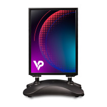 Juodos spalvos taburetė "Hampton A1" - OWZ 32 mm, pagrindas 23 l