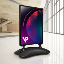 Juodos spalvos taburetė "Hampton A1" - OWZ 32 mm, pagrindas 23 l