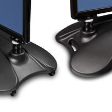 Juodos spalvos taburetė "Hampton A1" - OWZ 32 mm, pagrindas 23 l