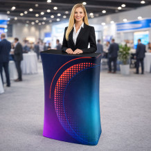 LED stand Preston Automatic - rectangle - with graphics on SEG fabric