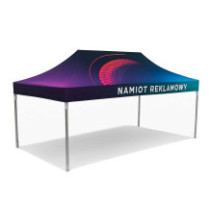 Kit événementiel - chapiteau publicitaire 3x4,5 m + table + drapeaux | VPrintShop