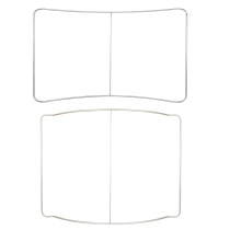 Ścianka łukowa tekstylna 230 x 530cm targi wystawy eventy | Producent