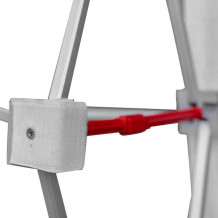 Ścianka tekstylna Velcro łukowa POP UP 3x3 / 3x4 - rzep, beznarzędziowa | VPrintShop