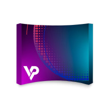 Klettbogen Textilwand POP UP - mit Druck | Vprintshop