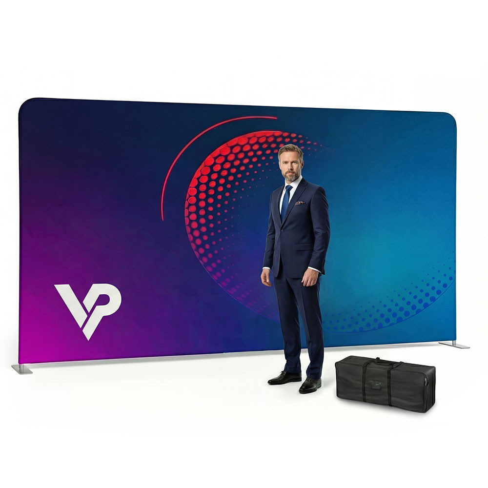 SIMPLE textile wall, exhibition, press, display - with n..