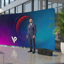 SIMPLE Textilwand, Ausstellung, Presse, Display - mit n..