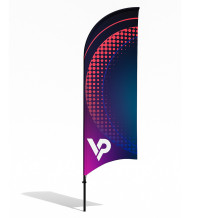 Beachflag reklámzászló Winder 260cm | Gyártó vprintshop.eu