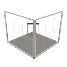 Messestand LUMIX 3x3 Ecke 9 m² - LED + Stand
