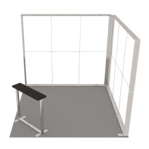 Stand d'exposition LUMIX 3x3 corner 9 m² - LED + stand
