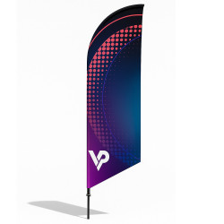 Beachflag flaga reklamowa Winder 260cm