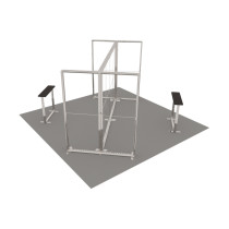 Messestand LUMIX 5x5 Insel 25 m² - LED beleuchtet