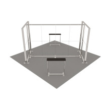 Messestand LUMIX 5x5 Insel 25 m² - LED beleuchtet